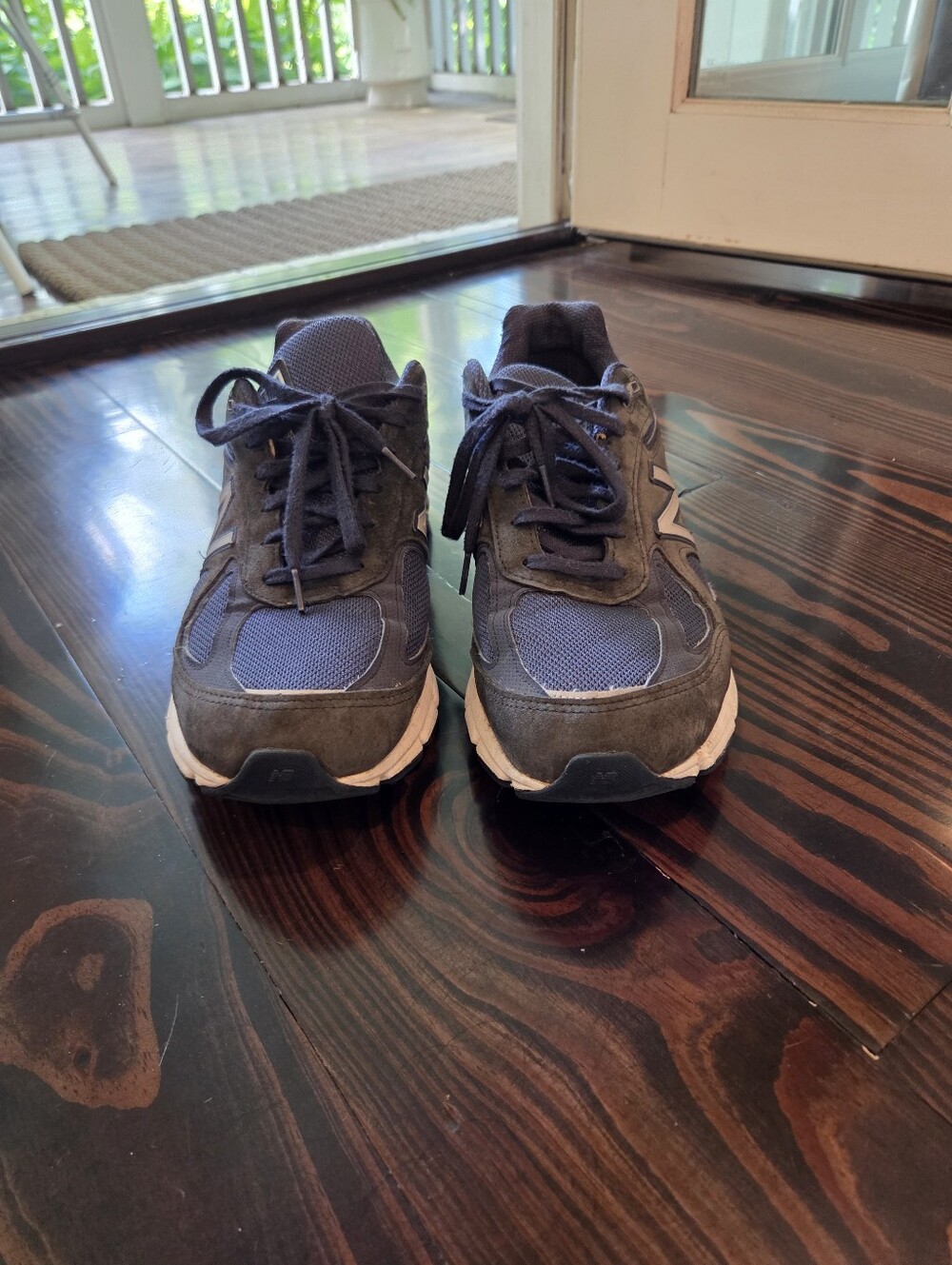 New Balance Men’s Navy Athletic Sneakers